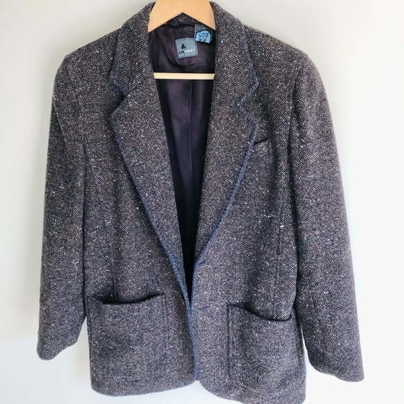 Tweedy square cut wool blazer - Picture 13 of 16